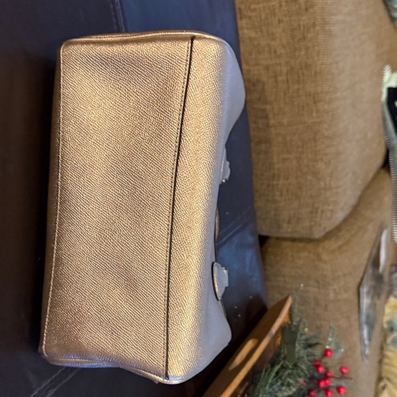 Coach Metallic Gold Satchel - Picture 4 of 7